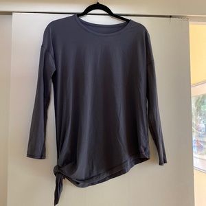 Side-knot, long sleeve Lululemon shirt